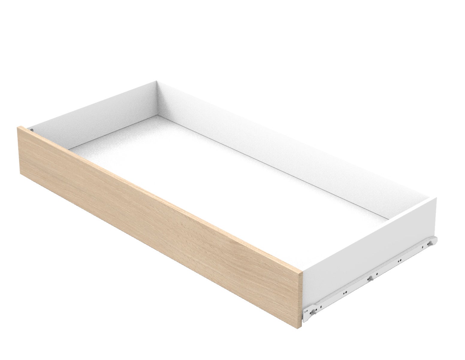 Tiroir De Lit Bébé Arthur – Pour Lit 60x120 Cm – Rangement Sous Le Lit, Blanc – Collection Galipette