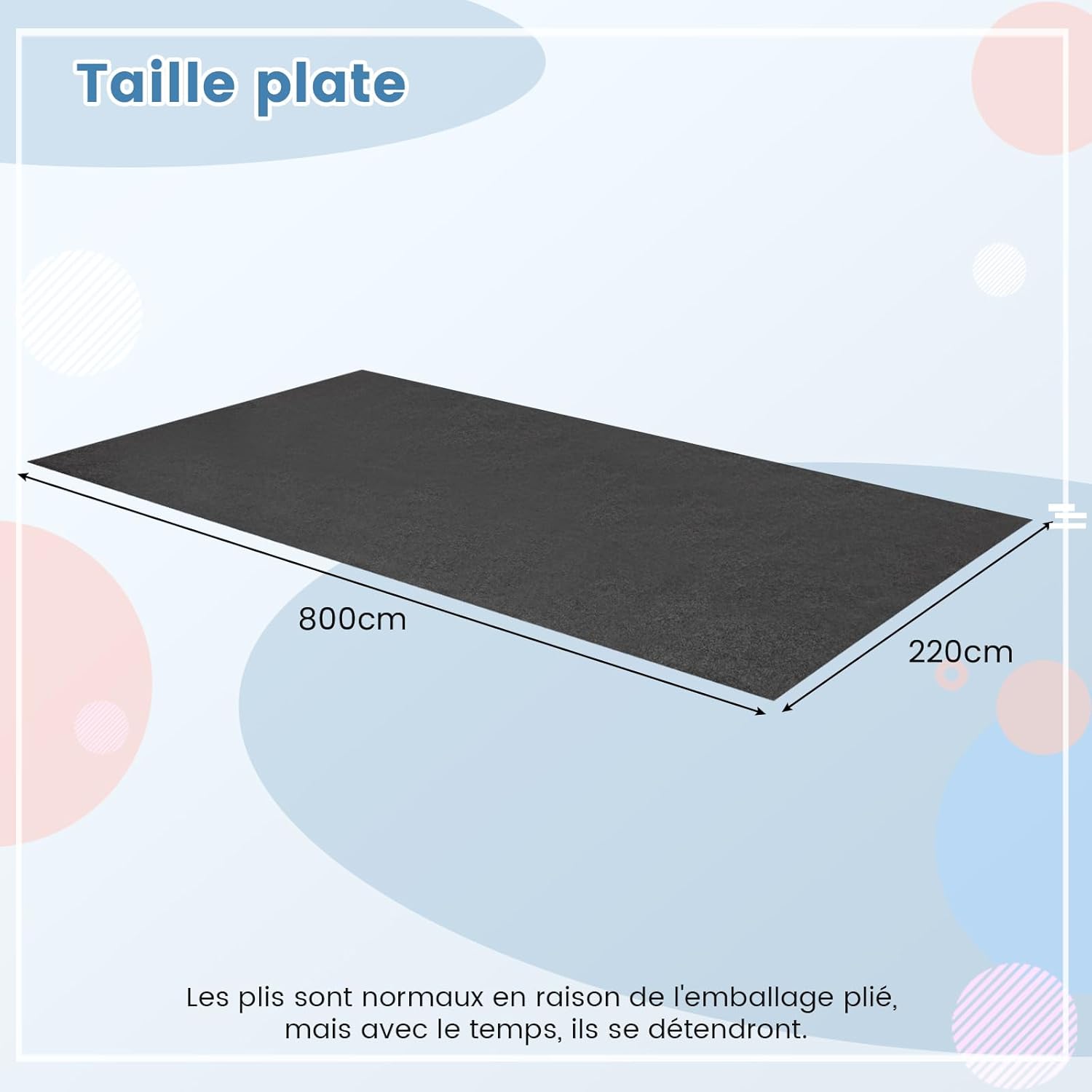 Lot De 24 Bandes Anti-dérapantes Pour Tapis – Adhésives Et Réutilisables – Noir