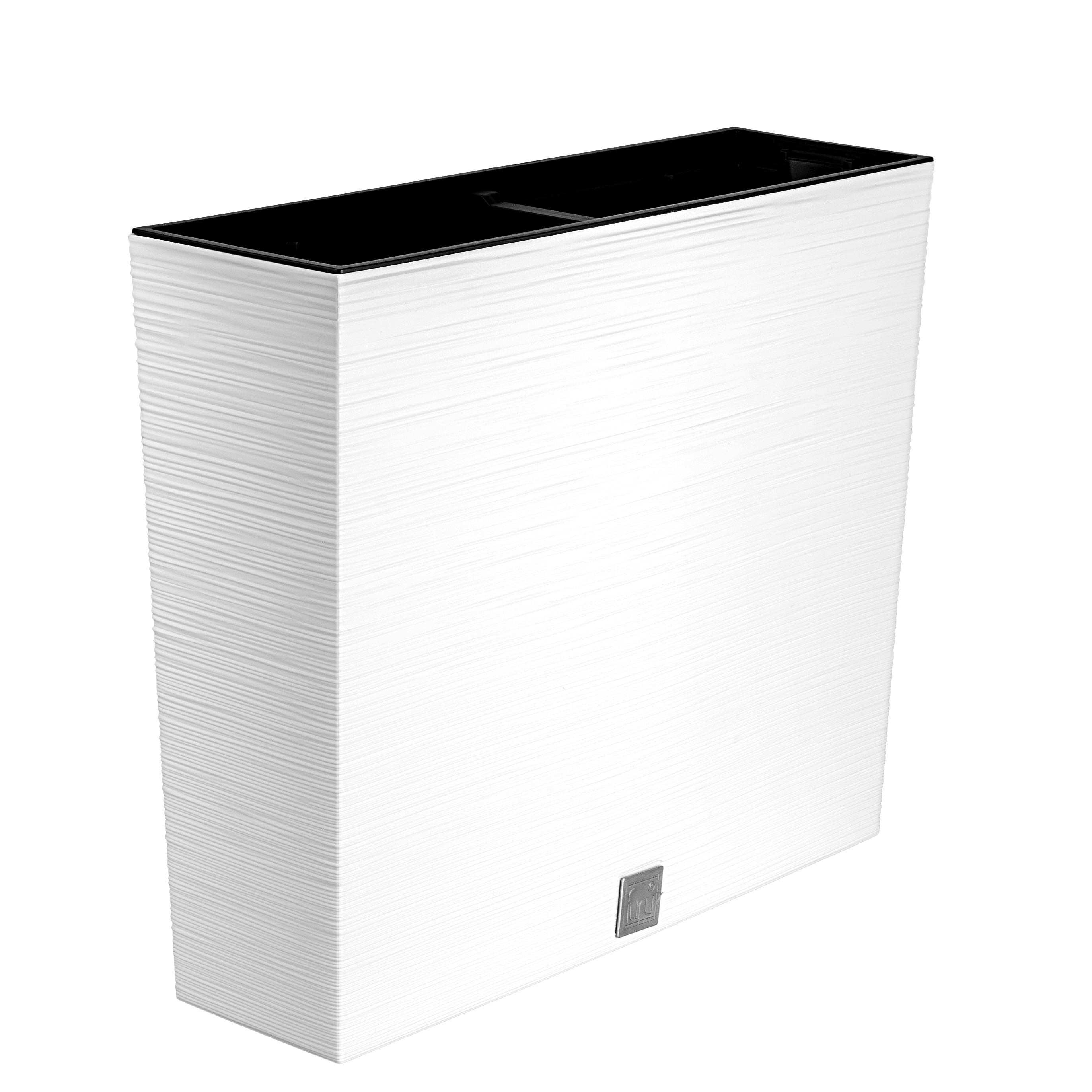 Pot de fleurs avec reserve d´eau 12 L blanc - FURU - 6