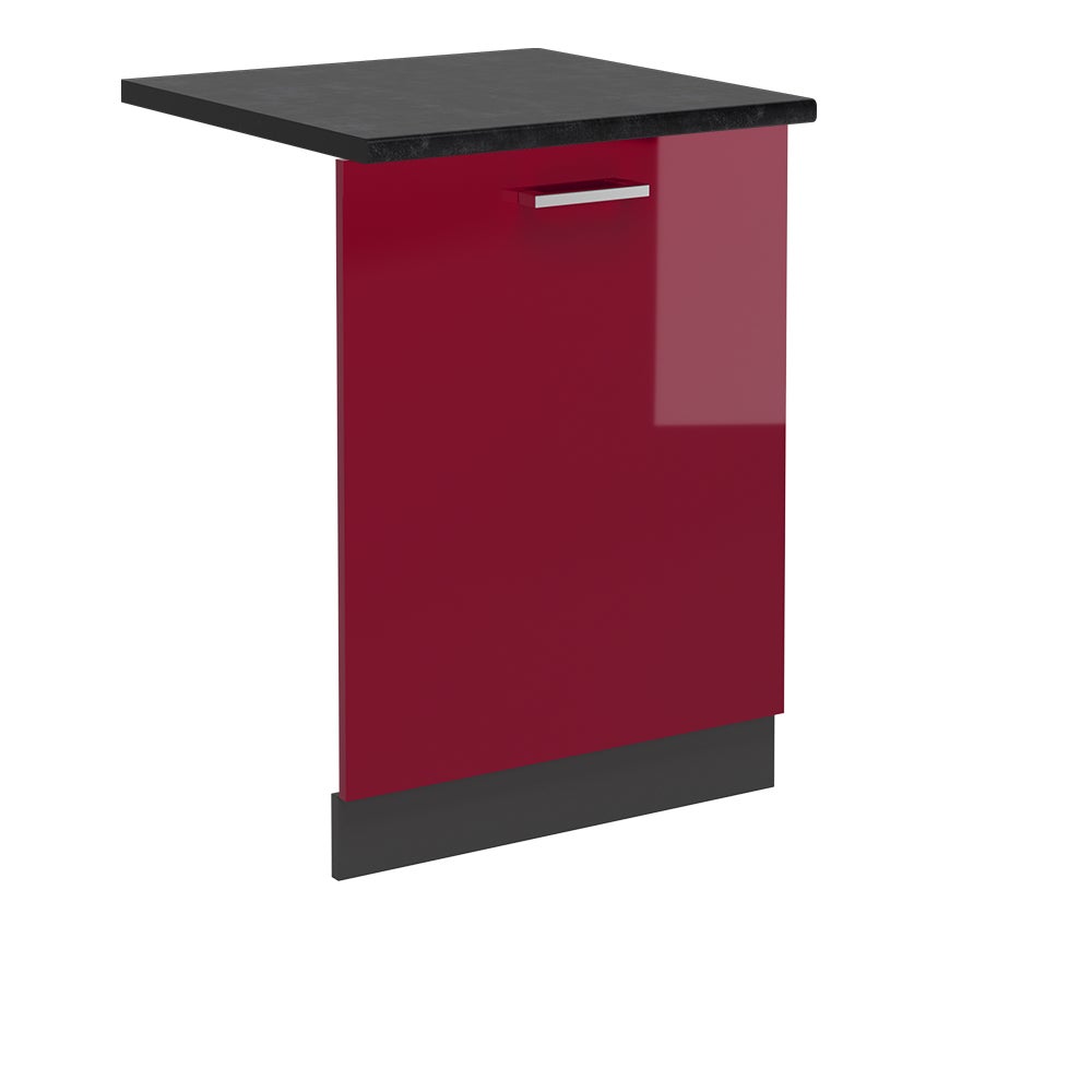 Vicco Panel przedni zmywarki R-Line, Czerwony połysk, 60 cm , BP Antracyt