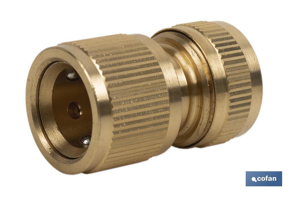 C.K. G7905 Raccordo A Innesto In Ottone Per Tubo 13 Mm (1/2'') - Connettore Per Tubo Da Giardino