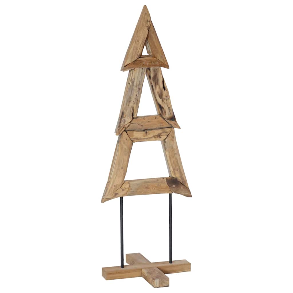 Choinka z podstawą Brązowy 120 cm Lite drewno tekowe