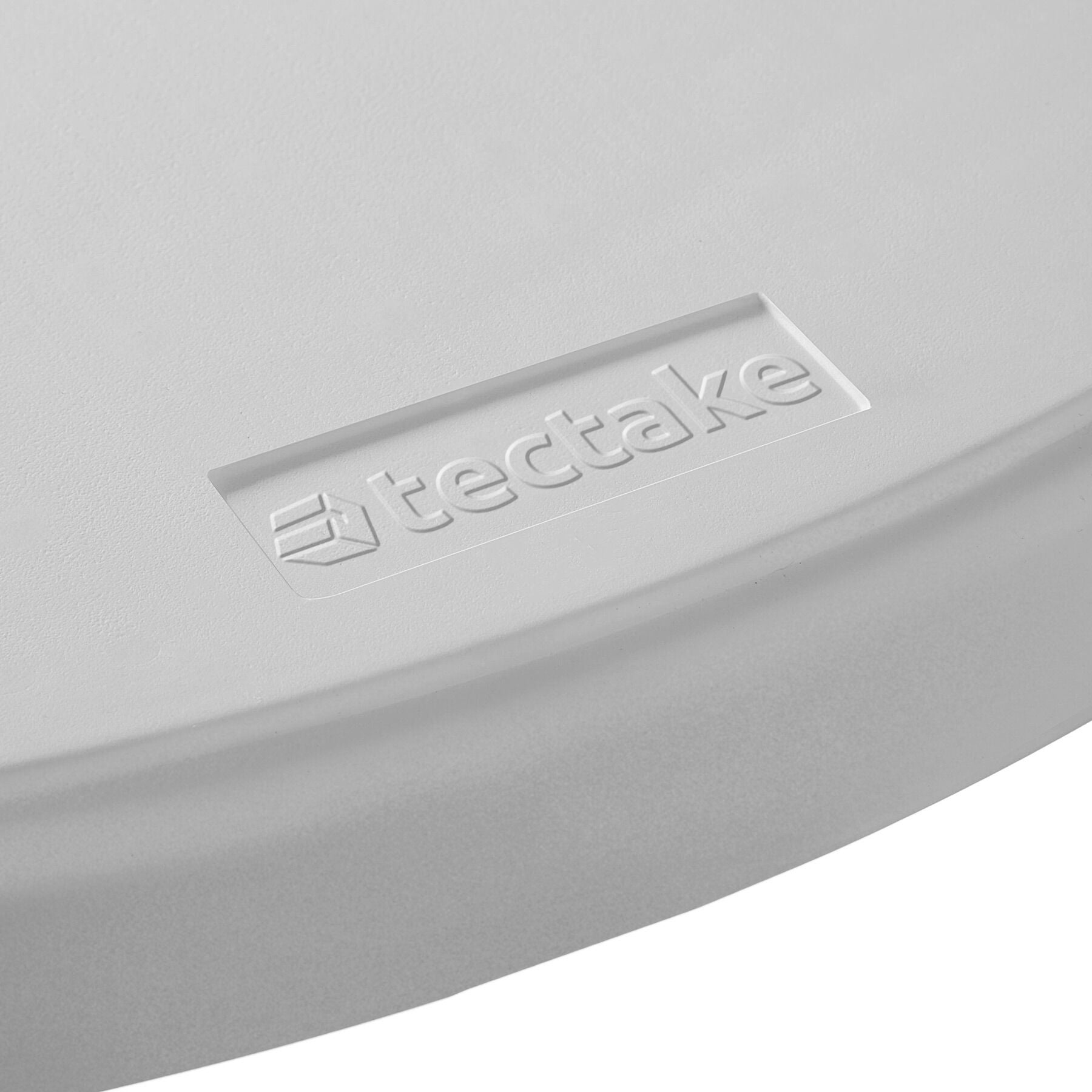 Table à manger de jardin rond en Acier Blanc 2 places - 9