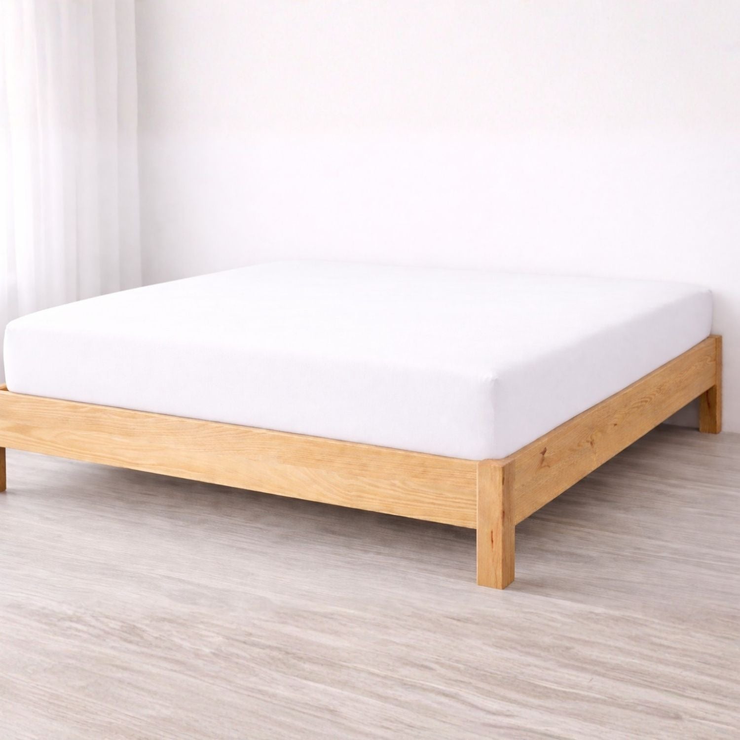 Sábana Bajera Blanco Cama 90cm - 100% Algodón - Donegal Collections - 2