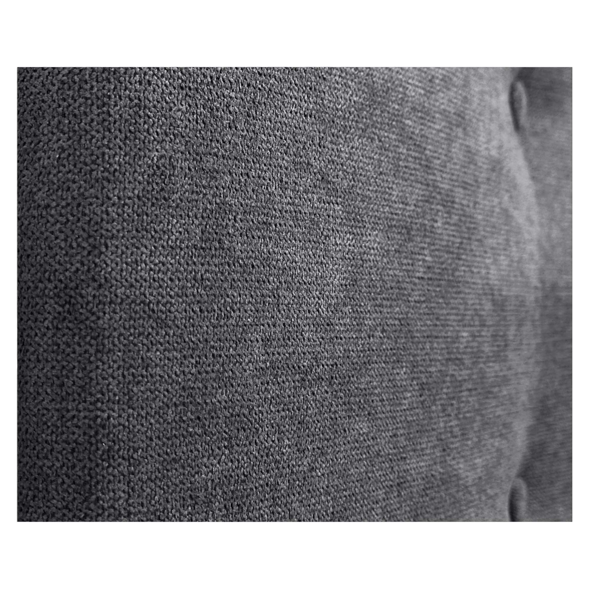 DHOME Cabecero de Tela AQUALINE Pro con 2 hileras de Botones Cabezal tapizado Cama Lujo (Gris Ceniza, 150cm) - 2