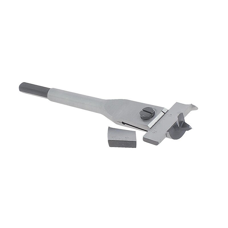 Mèche à bois extensible queue carrée capacité 22 à 75 mm longueur 170 mm - 2
