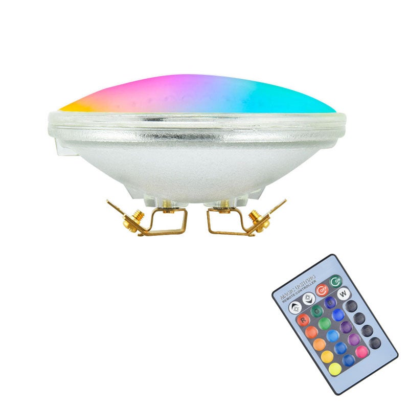 szt Lampa basenowa LED RGB Oświetlenie basenowe Wodoszczelne Led do basenu z pilotem PC DC AC Dekoracja akwarium basenowego