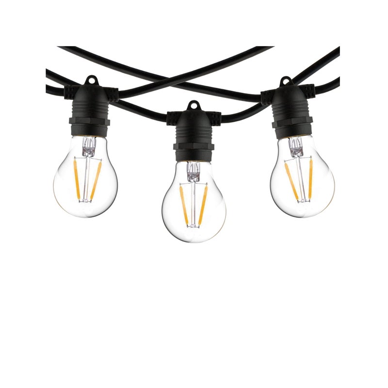 Girlanda Festoon Lights czarna 15xE27x15W guma Nowodvorski Lighting