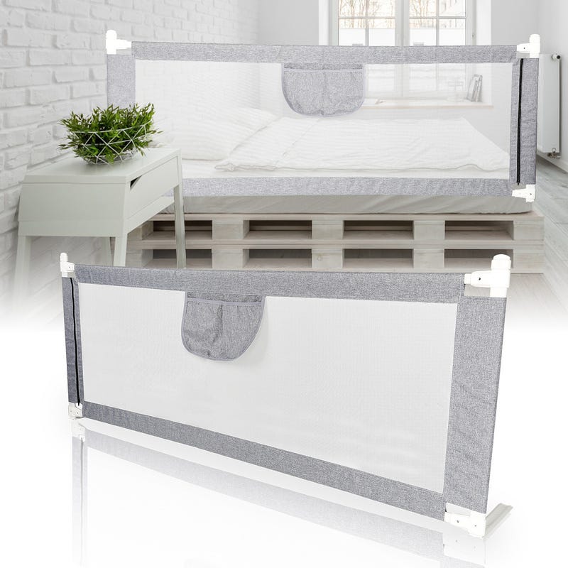 Barriera Letto 150 cm, Sponda di Sicurezza per Bambini, Altezza Regola Barriera Letto 150 cm, Sponda di Sicurezza per Bambini, Altezza Regola