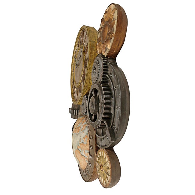 Spilla rotonda con orologio e ingranaggi in stile steampunk, spilla smaltata carina per uomo/donna, spilla per cravatta, accessori per abbigliamento, gioielli, bomboniere, cappelli, decorazioni per Spilla rotonda con orologio e ingranaggi in stile steampunk, spilla smaltata carina per uomo/donna, spilla per cravatta, accessori per abbigliamento, gioielli, bomboniere, cappelli, decorazioni per