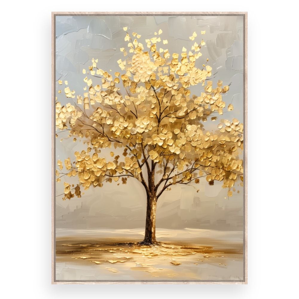 Toile encadrée Arbre éclatant / 50x70cm / Cadre Effet naturel / Fabriqué en France / Toile murale / DADA ART - 3