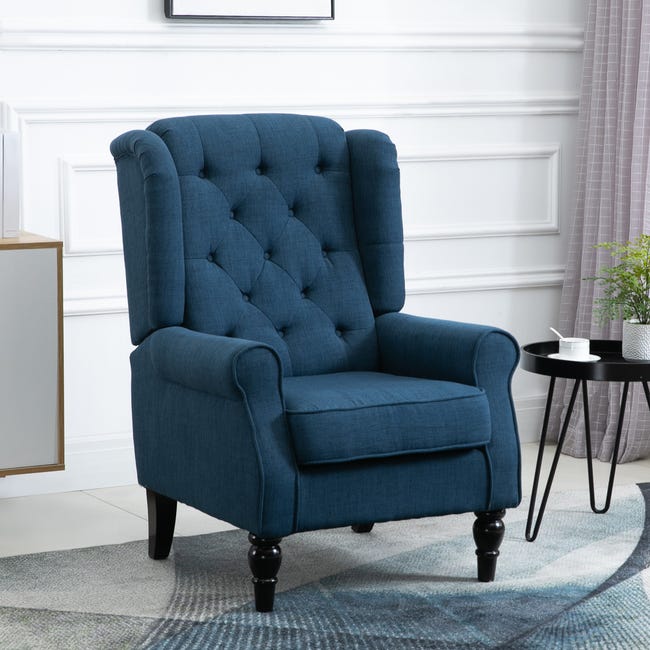 Poltrona Giulia multicolor con poggiapiedi design moderno con gambe in legno - Bagno Italia Poltrona Giulia multicolor con poggiapiedi design moderno con gambe in legno - Bagno Italia