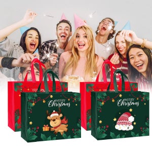 30 Pezzi Scatole Natalizie in Carta Kraft Scatola di Carta per la Festa