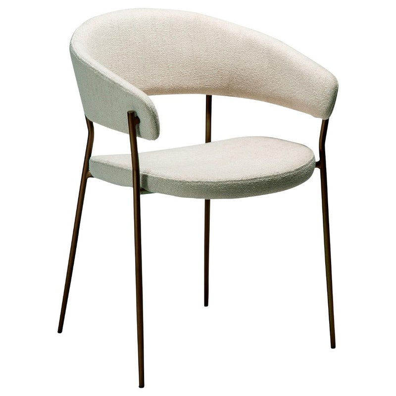 Reboot Dan-Form krzesło stołowe z podłokietnikami beżowy.