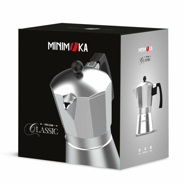 Cafetière Italienne Moka WinGluge 6 Tasses - Aluminium Pour Expresso Aromatique Sur Gaz Ou Vitrocéramique