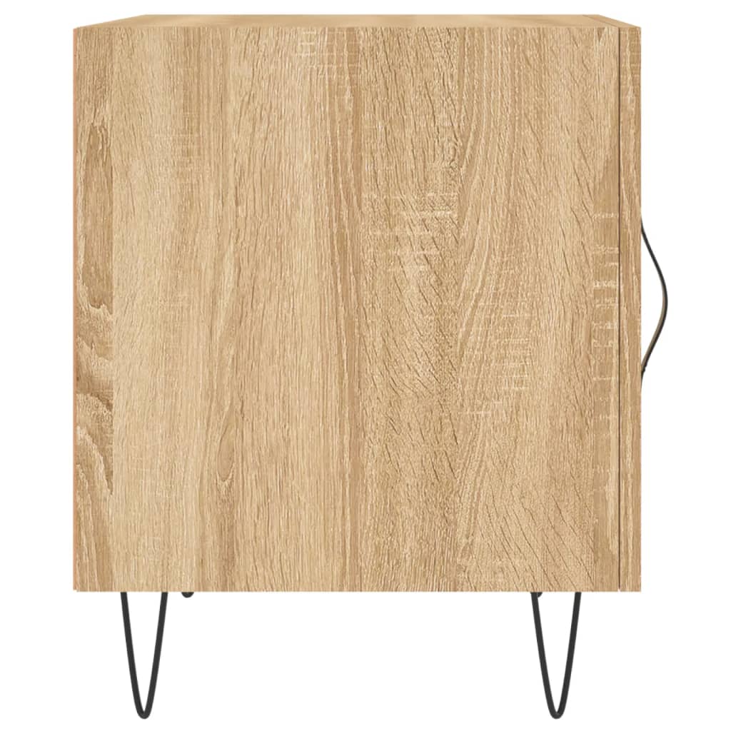 Table de chevet chêne sonoma 40x40x50 cm bois d’ingénierie - 6