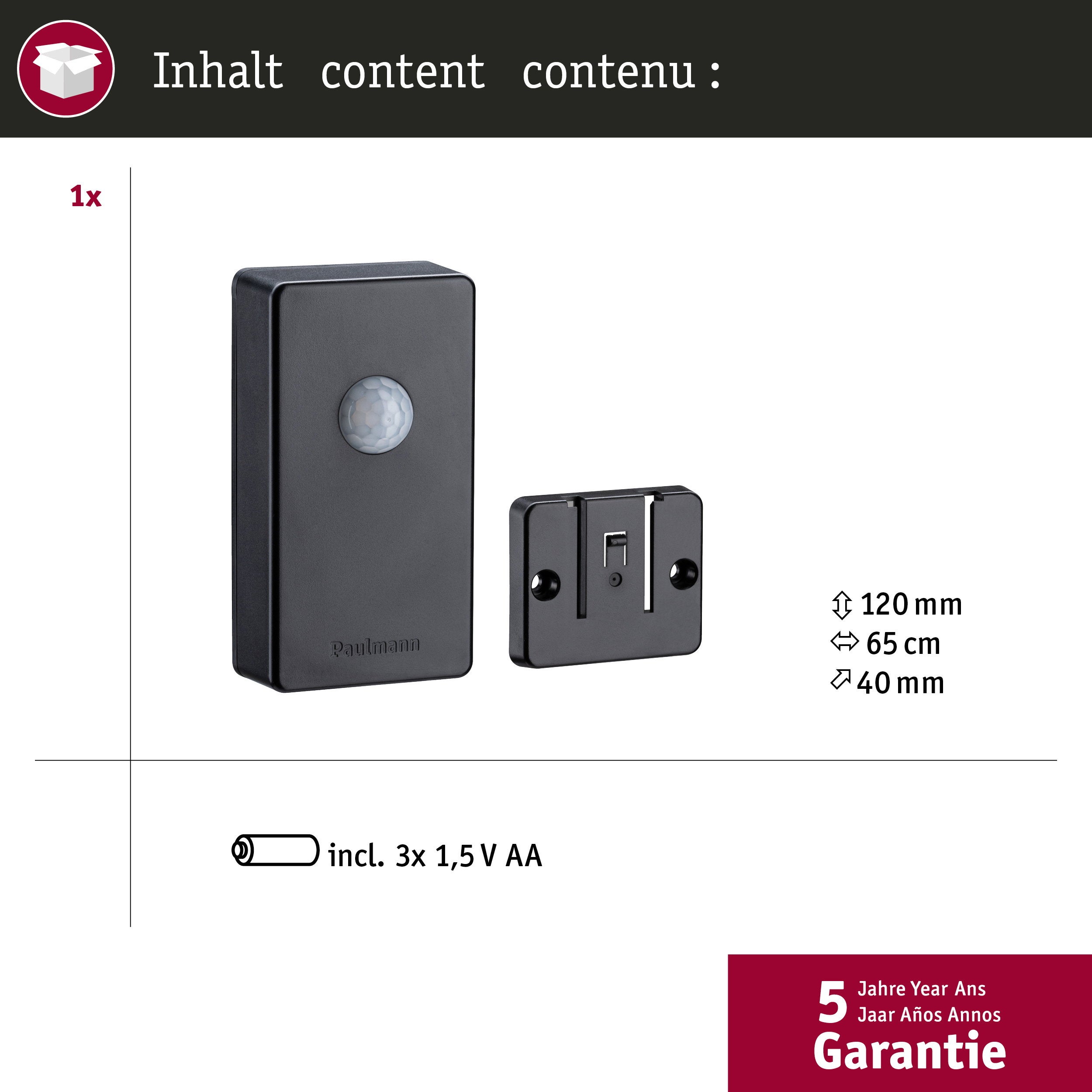 Capteur Smart Home Zigbee 3.0 Outdoor IP44 Noir - 4