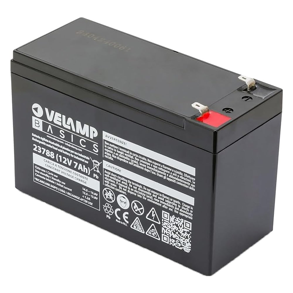 Batterie au plomb rechargeable 12V 7Ah. Connecteurs FASTON - 4
