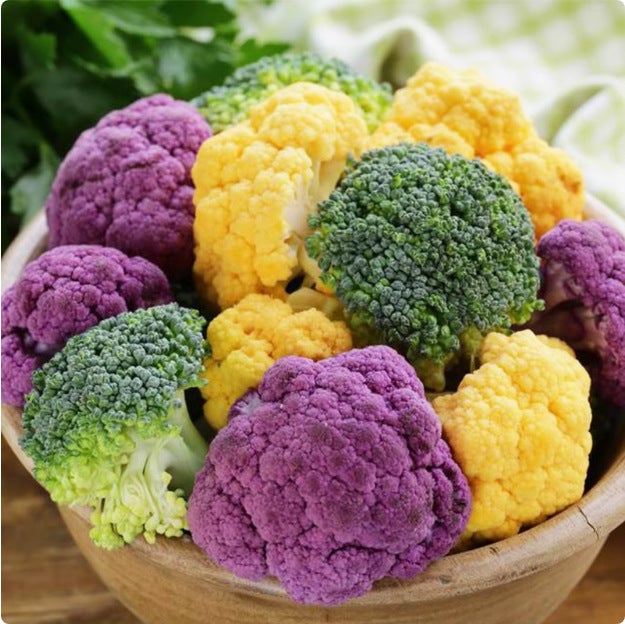 200 semillas de coliflor multicolor mixtas, semillas de repollo ...