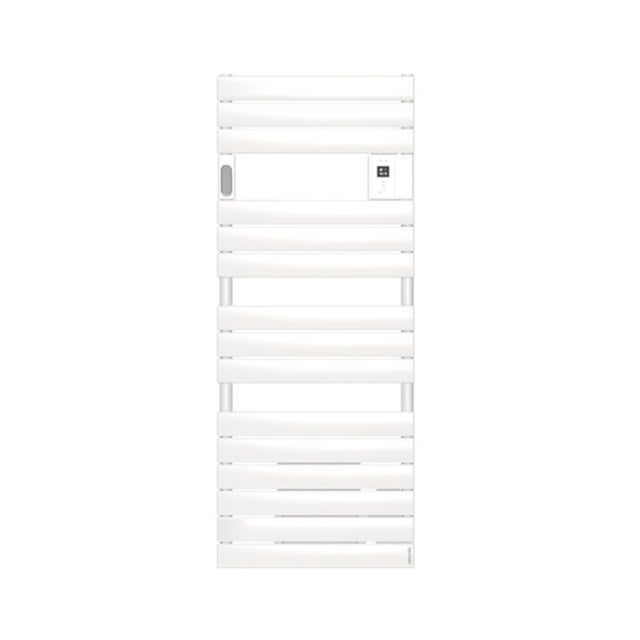 Radiateur sèche-serviettes connecté Adelis avec soufflerie 1500W Blanc Brillant - ATLANTIC - 861914