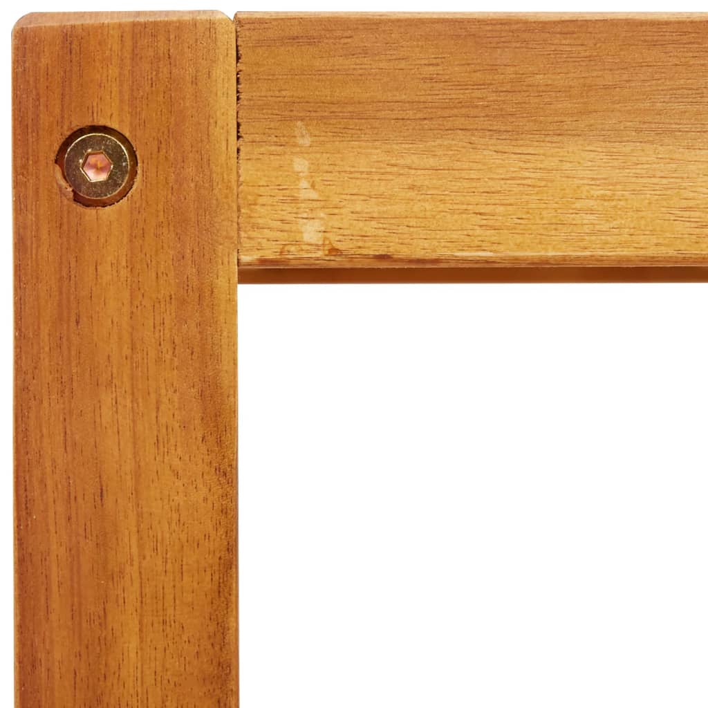 Table de jardin en bois d'acacia massif 65x65x29 cm - 8