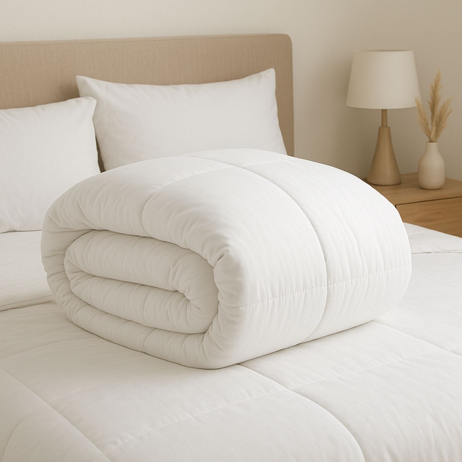 Edredão Nórdico Branco 400g Cama 180cm (260x240) Donegal Collections - 2
