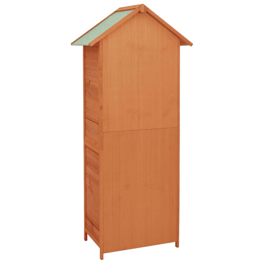 Armoire de rangement de jardin Marron 42,5x64x190 cm - 6