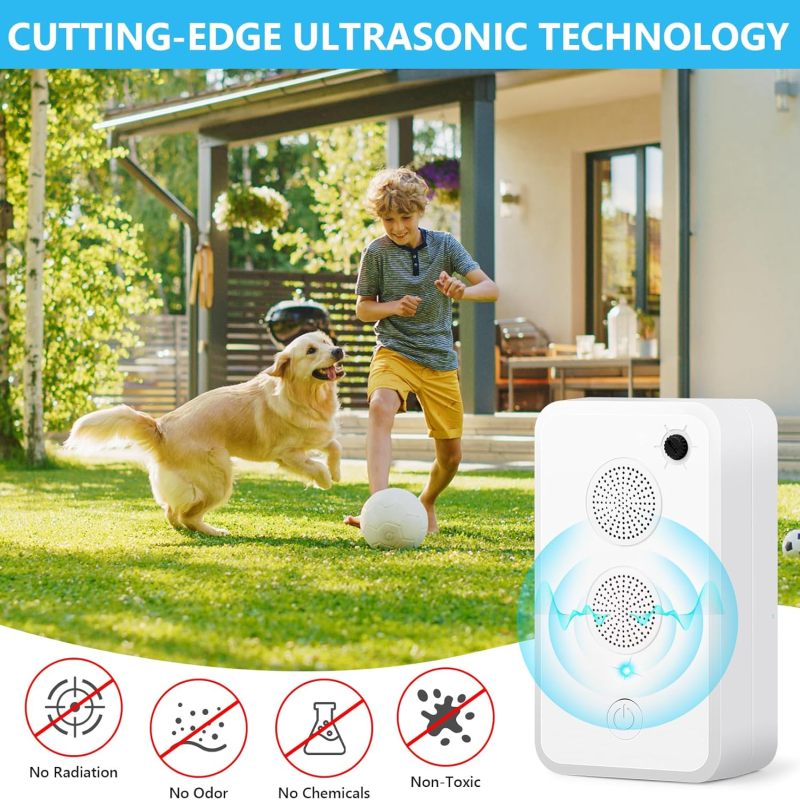 Répulsif à chauves-souris ultrasonique Metessi 2025 – Éloignez les chauves-souris, rechargeable intérieure et extérieure, sûr pour les-humains.. - 6