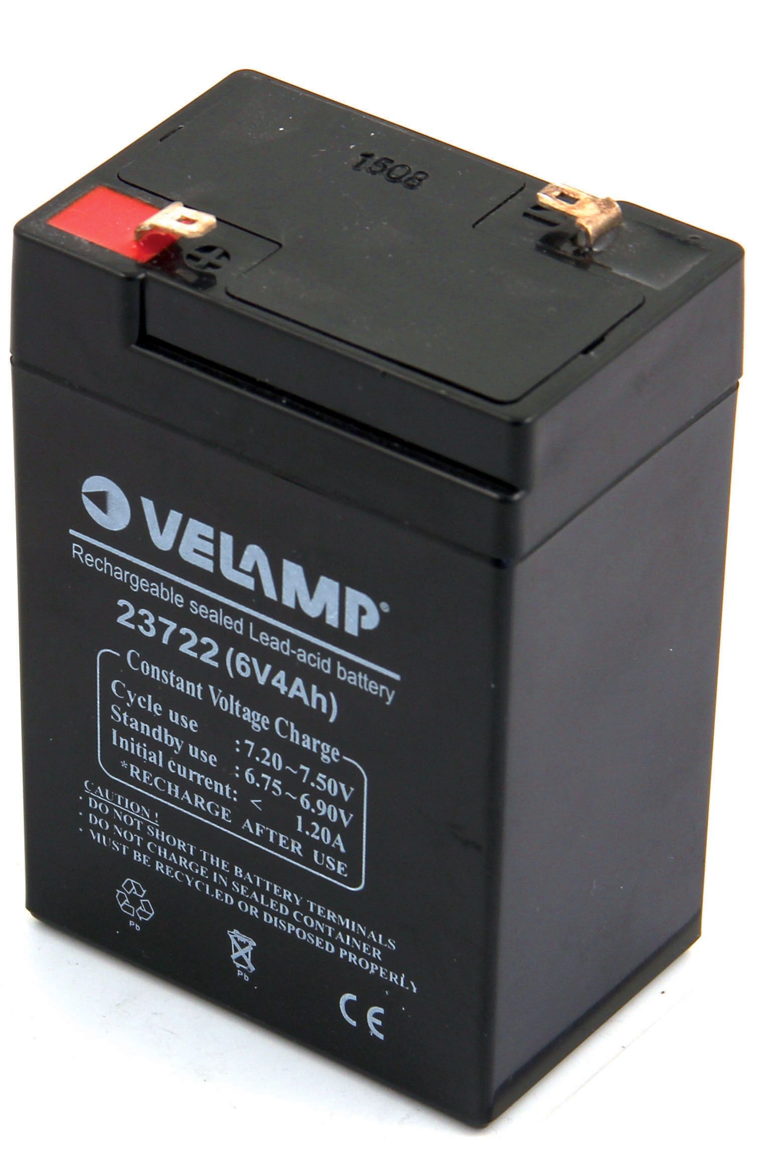 Batterie rechargeable au plomb 6V 4 Ah - 6