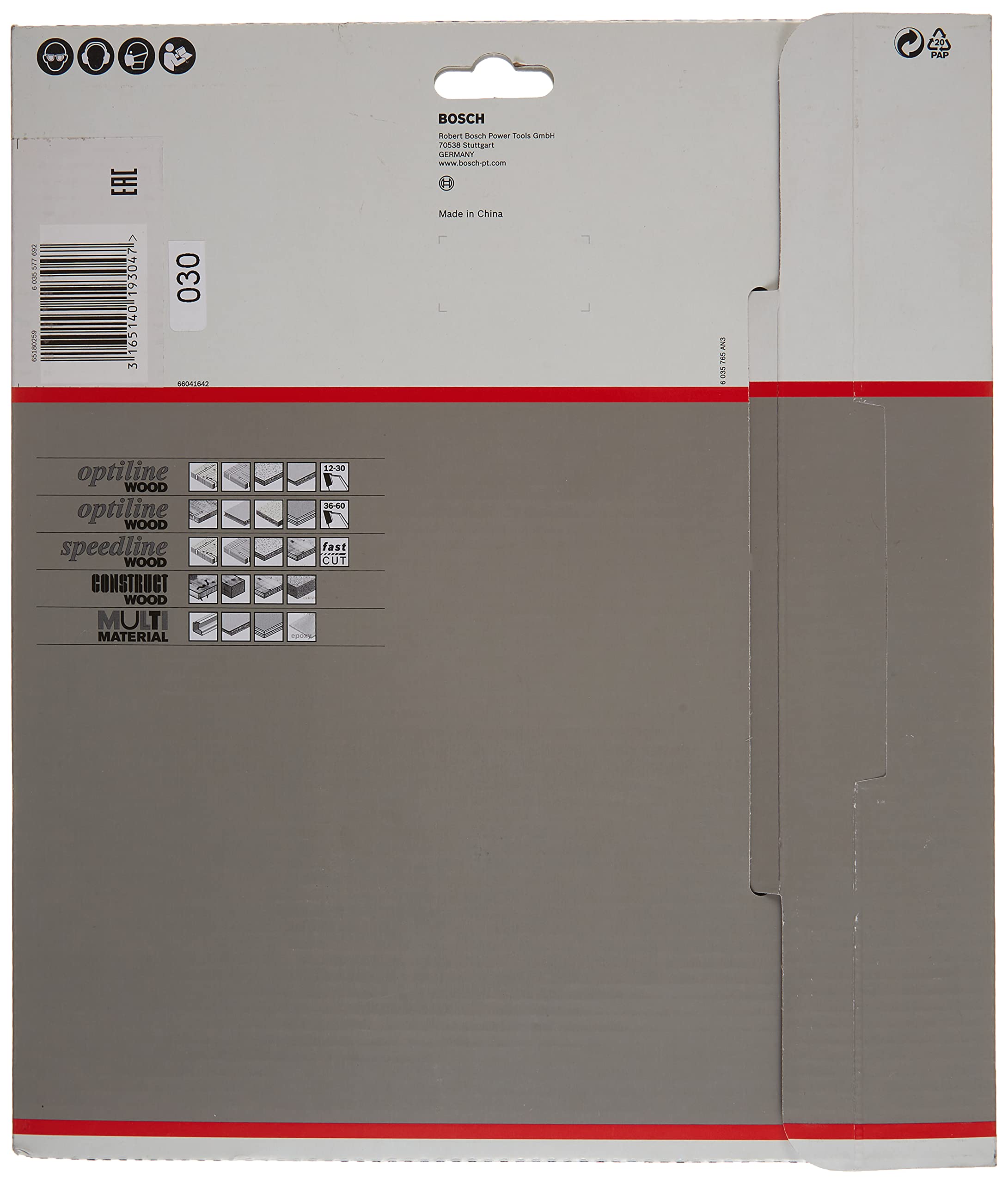 Lame de scie circulaire.Expert MM 235x2,4x30mm Z64 TF-Bosch - 8