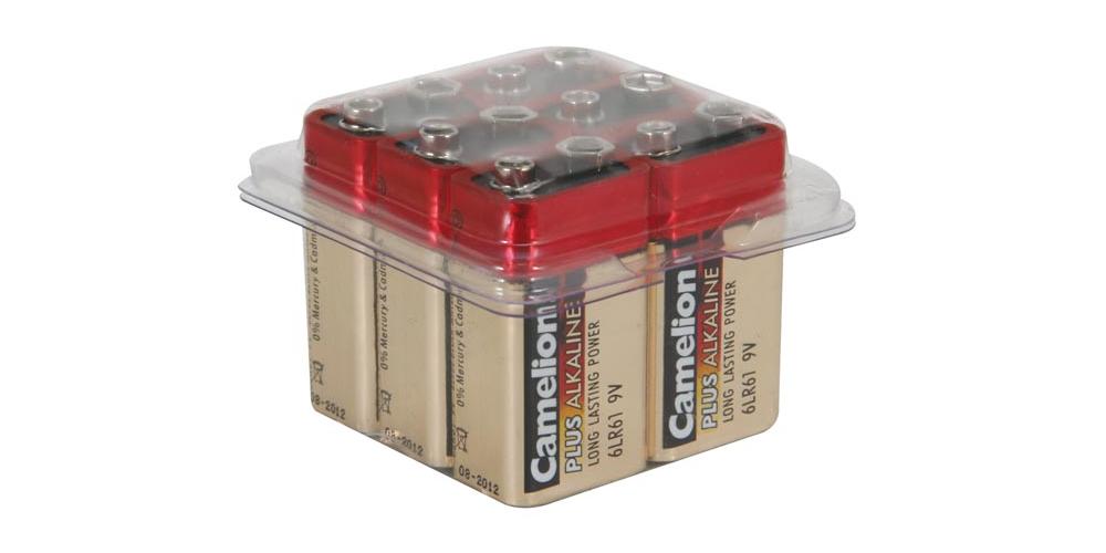 ALCALINE E-BLOCK 9V-500mAh (6 pcs/boîte) - 4