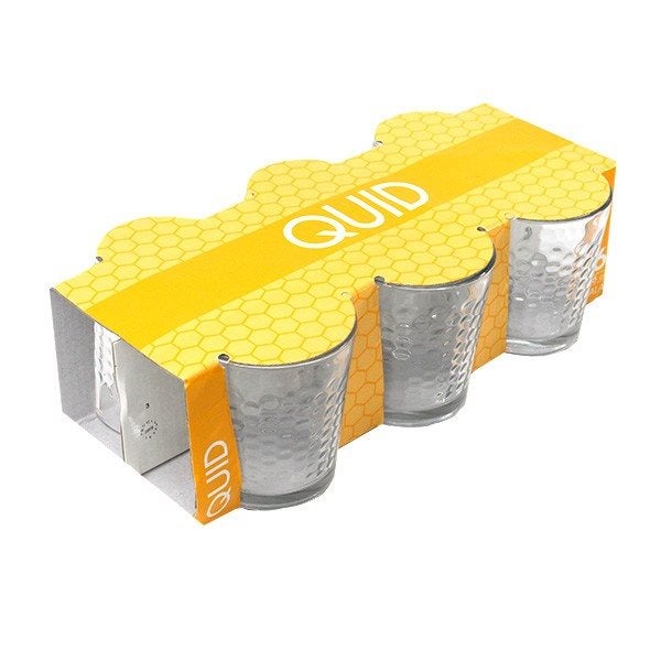 Set de 6 vasos de vidrio Quid Gala - Máxima calidad