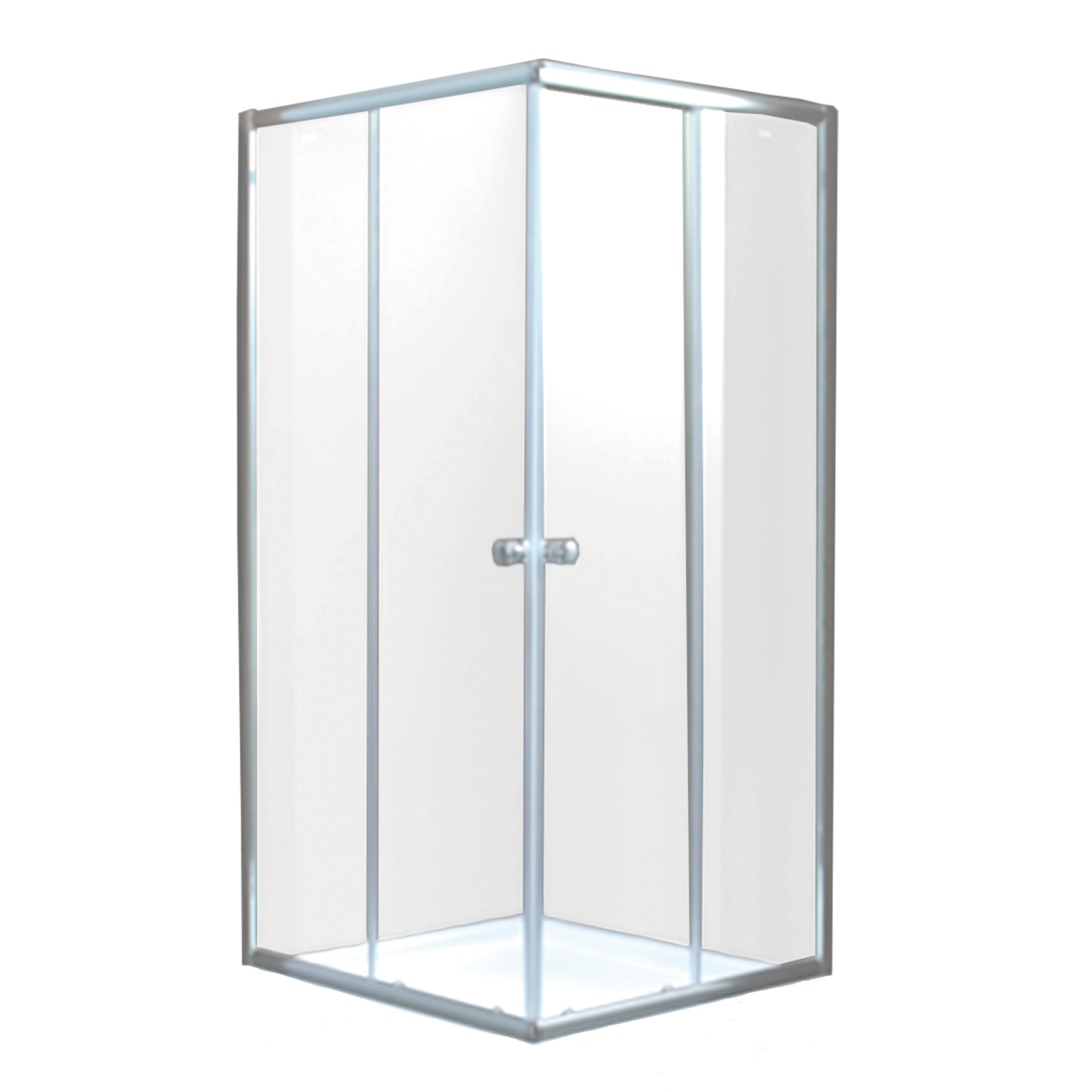 Kabina Prysznicowa 90x90 cm Bez Brodzika Kwadratowa Rozsuwana INVENA Parla