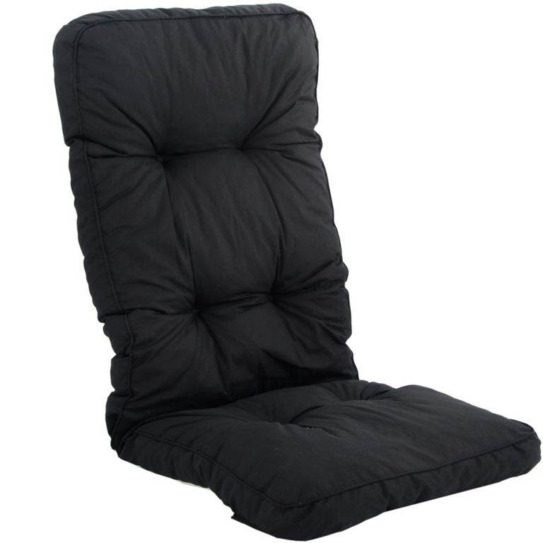 Poduszka na fotel ogrodowy 124 x 48 cm Royal / Lena czarny PATIO