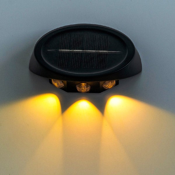 Zewnętrzne lampy solarne, lampy ogrodowe, kinkiety, lampy do chodzenia, lampy do oświetlania schodów do dekoracji krajobrazu, 1 sztuka