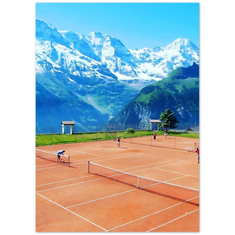 Affiche A4 Ou A3 / Poster "Rafael Nadal Néons" Pour Les Fans De Tennis Ou Cadeau - Décoration