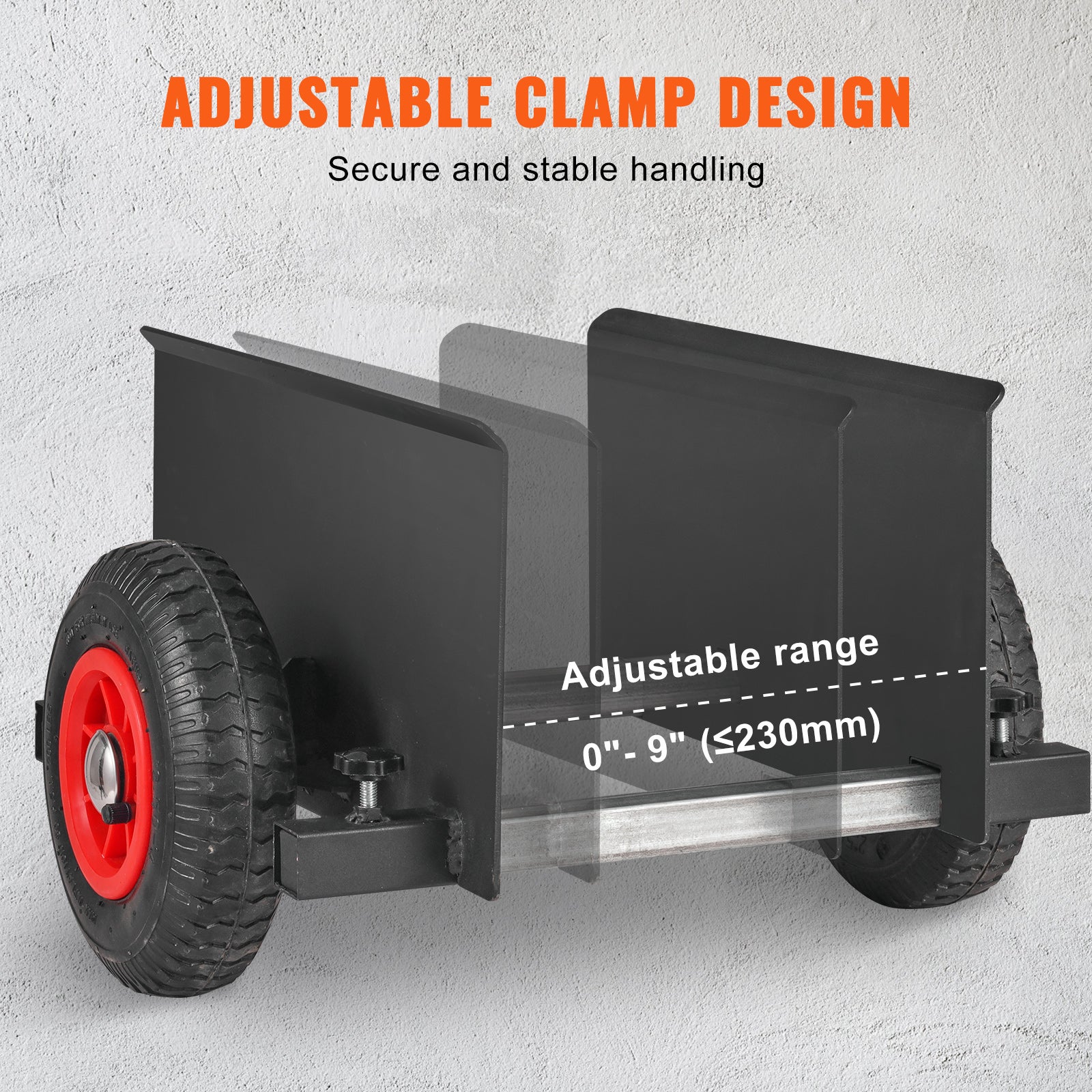 Carrinho para Painéis 600 lb, SucceBuy Carrinho Robusto para Drywall com Rodas Pneumáticas de 8