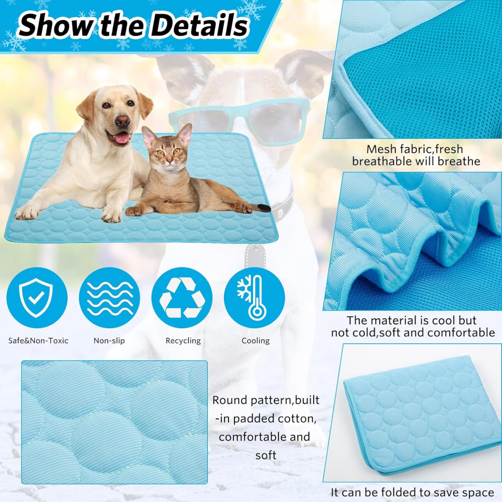 Tapis rafraîchissant pour animaux de compagnie, dimensions 90x50 cm, marque PAWCHILL. - Slovénie, Produits Neufs - Plate-forme de vente en gros | B2B