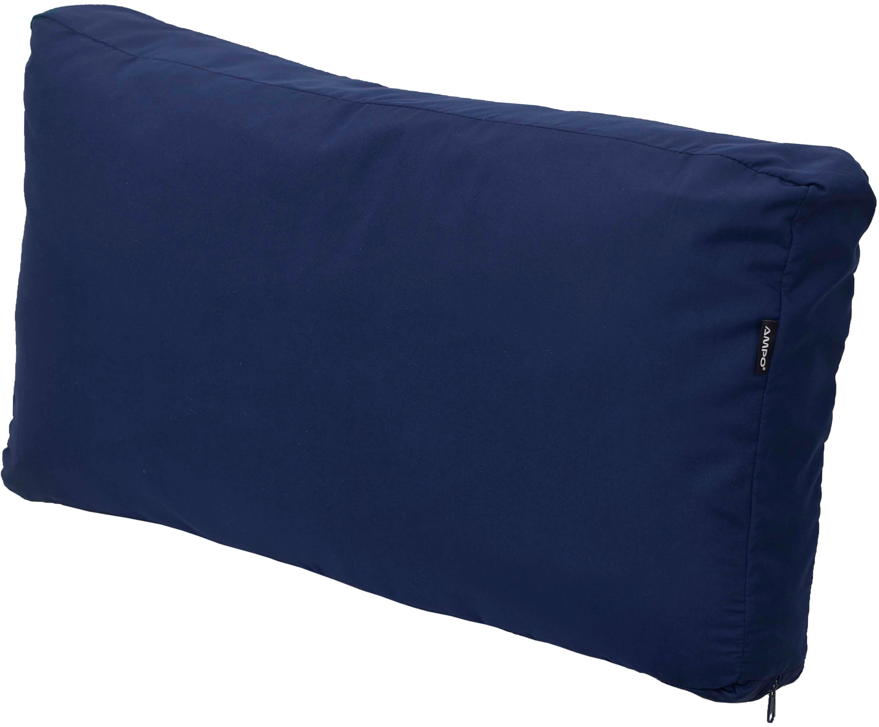 Poduszka na sofę narożnik AMPO granatowy gładki 1 szt.