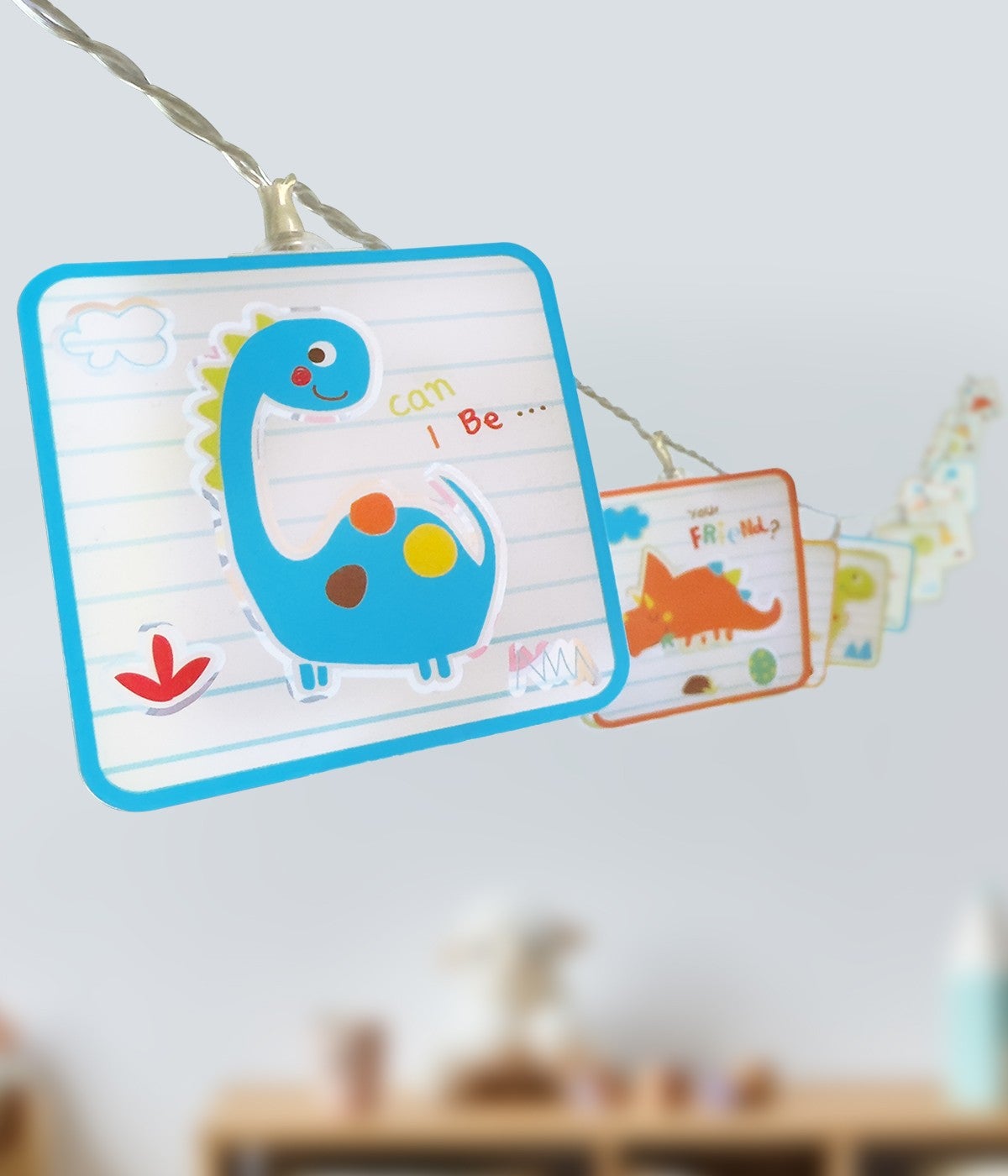 Girlanda Uspokajająca Dinos - Dinozaury dla dzieci