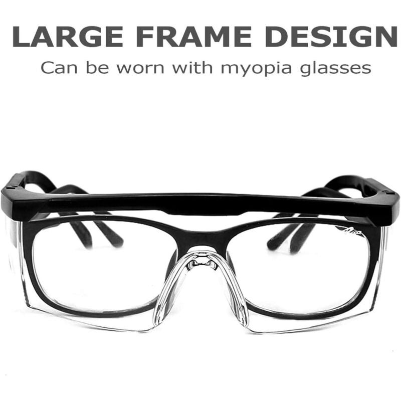 Trois paires de lunettes de sécurité, adaptées aux lieux de travail, aux chantiers de construction, au soudage et autres situations similaires. - 3