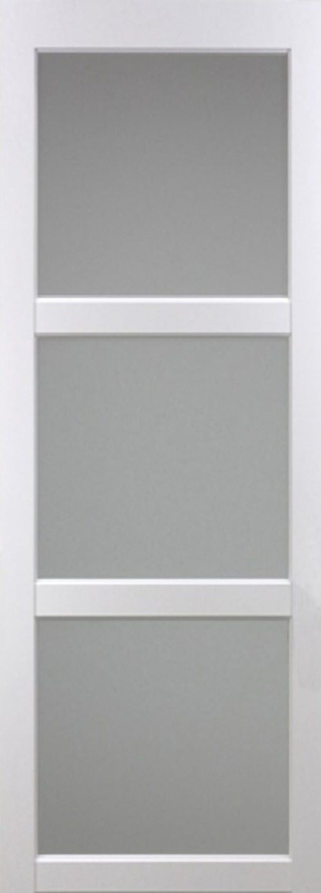 Porte Coulissante Kenya Blanc Vitrée H204 X L93 Cm Gd Menuiseries