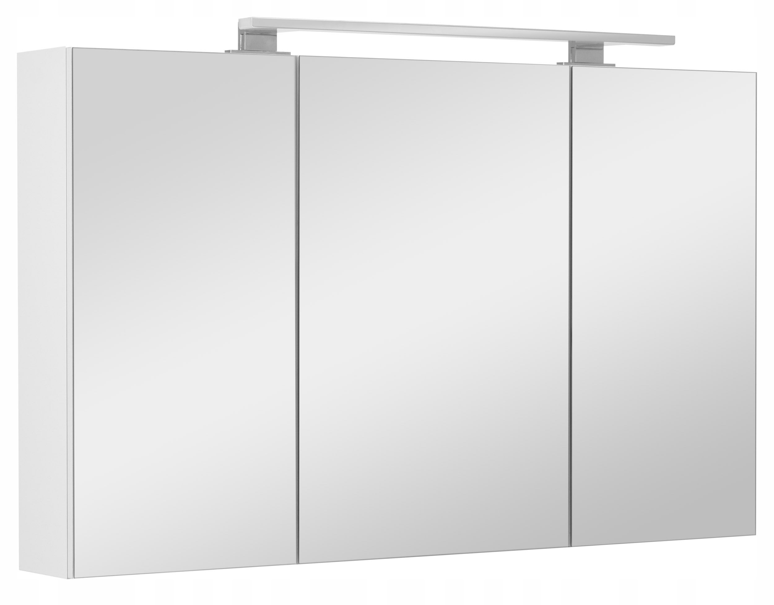 Szafka łazienkowa z lustrem oświetleniem lampką led lustrzana wisząca 100 cm