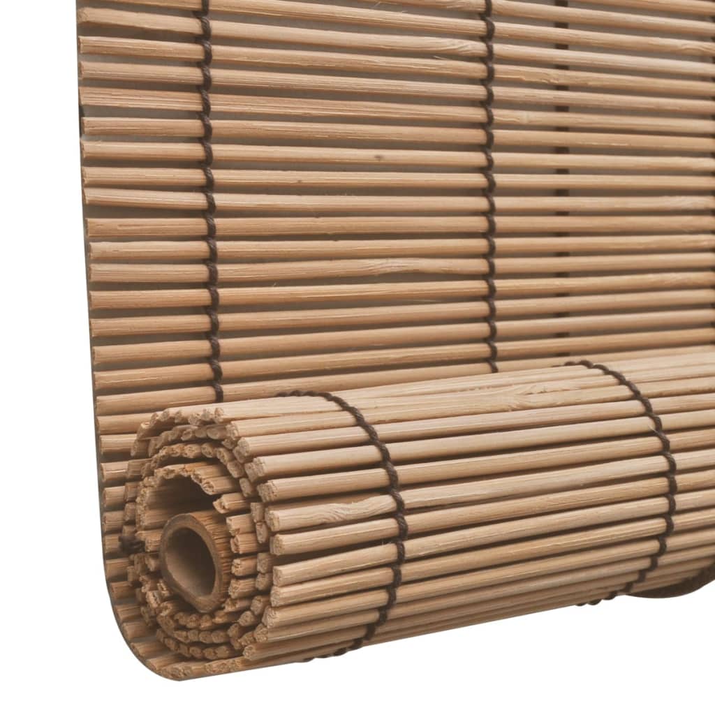 Store roulant Bambou Marron 120x160 cm vidaXL - 5