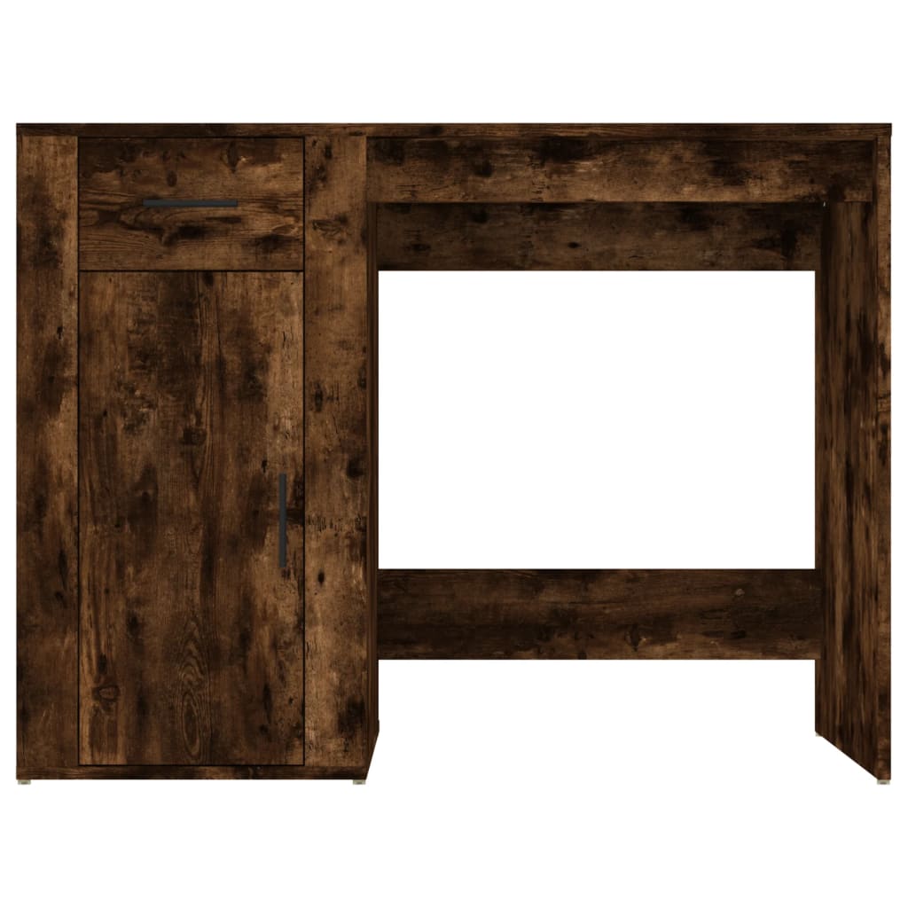 Bureau，Table de travail，Table d'étude Chêne fumé 100x49x75 cm Bois d'ingénierie CWV73186 - 6