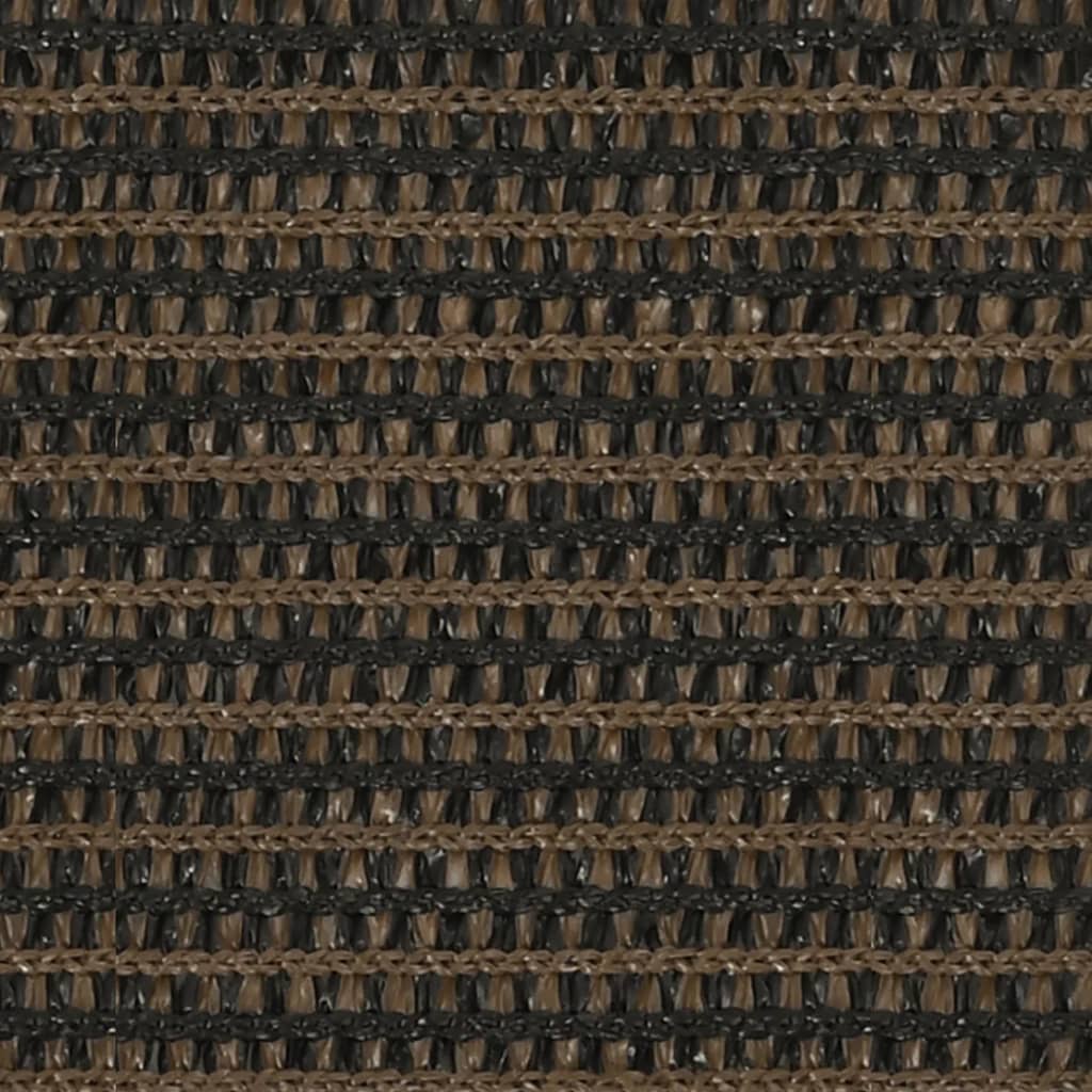 Vela ombreggiante 160 g/m² 2,5 x 3 m HDPE marrone 02_0009134 - 2