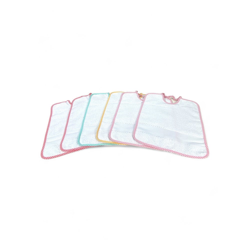 SERVIETTE De FRED ASILE Bordé D'une COULEUR Unie Avec De La Toile AÏDA à Broder Le Nom De Vert