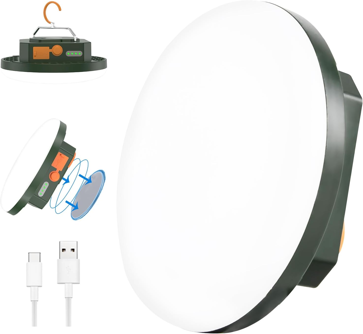 Lampa kempingowa z akumulatorem ładowana lampa na nocny market lampka nocnego wędkowania światła awaryjne wypadek huraganu tsunami i innych katastrof