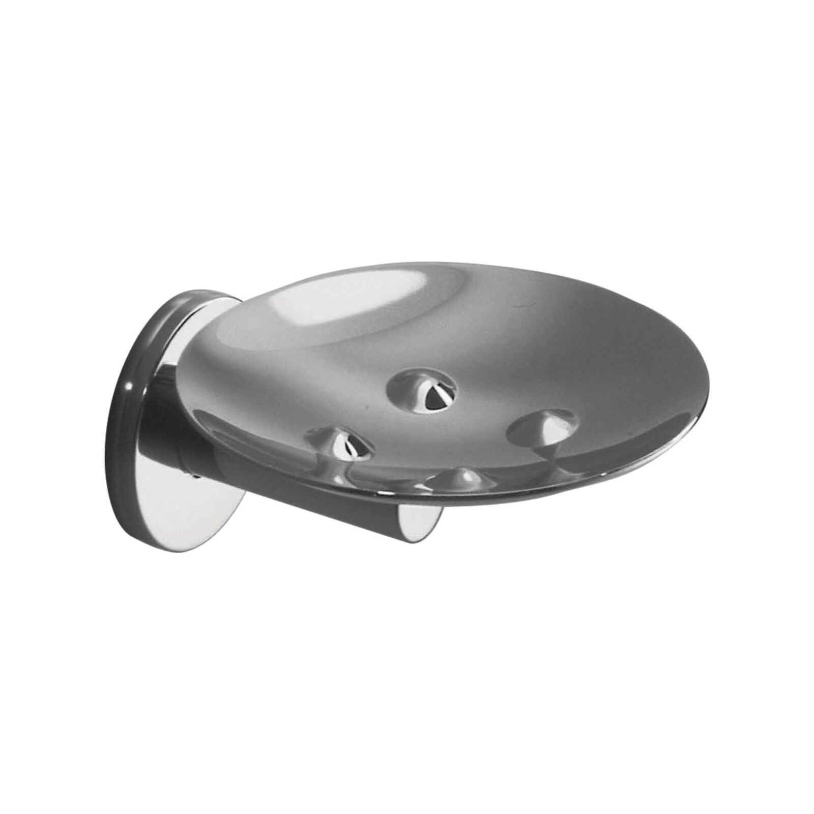 GROHE 18608001 EasyReach Mensola Portasapone In Metallo Cromato - Rimovibile, Facile Da Pulire, Design Moderno