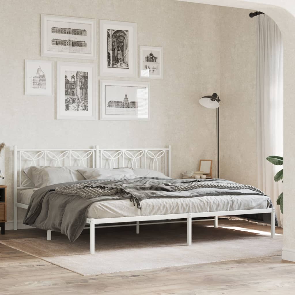 Letto singolo con testiera portaoggetti e cassetto - 90 x 190 cm Bianco - LEANDRE